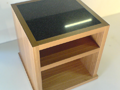 Timber bedside table