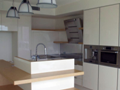 2Pak & veneer kitchen with island